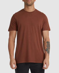 7 RVCA Washed 2022 - T-Shirt for Men Brown F1SSSMRVF2 RVCA