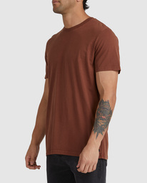 4 RVCA Washed 2022 - T-Shirt for Men Brown F1SSSMRVF2 RVCA
