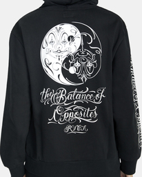 7 Mister Cartoon Yin Yang - Hoodie for Women Black F3HORDRVF2 RVCA