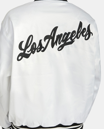 9 Stella Maxwell Stopper 2022 - Collegejacke für Frauen Weiss F3JKRPRVF2 RVCA
