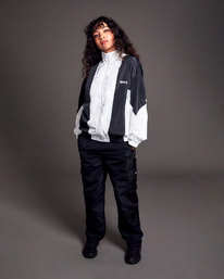 3 Stella Maxwell Throwback - Windbreaker Jacket for Women Black F3JKRQRVF2 RVCA
