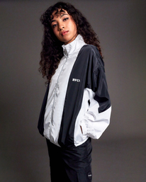 4 Stella Maxwell Throwback - Windbreaker Jacket for Women Black F3JKRQRVF2 RVCA
