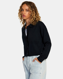 4 Brady - Cardigan für Frauen Schwarz F3JPRBRVF2 RVCA