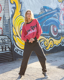 4 Stella Maxwell Skyline - Pullover für Frauen Rot F3JPRKRVF2 RVCA