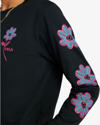 6 Happy Daisy 2022 - T-shirt manches longues pour Femme Noir F3LSRHRVF2 RVCA