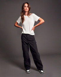 3 Stella Maxwell Ballin Chain - Trousers for Women Grey F3PTRDRVF2 RVCA