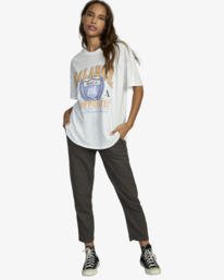 3 Cambridge - T-Shirt for Women White F3SSRERVF2 RVCA