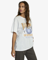 5 Cambridge - T-Shirt for Women White F3SSRERVF2 RVCA