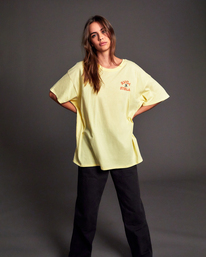 5 Stella Maxwell Cherub Boy - T-Shirt for Women Yellow F3SSRFRVF2 RVCA