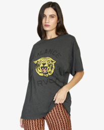 rvca, Squadron 2022 - T-Shirt for Women, WASHED BLACK (2737) Squadron 2022 - T-Shirt for Women F3SSRQRVF2