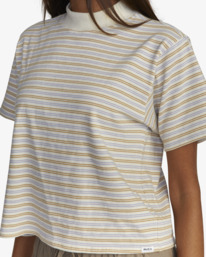 2 Kinney Tee - T-shirt col montant pour Femme Blanc F3TPRBRVF2 RVCA
