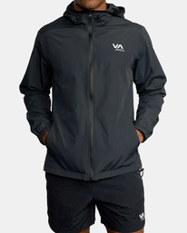 22 Outsider 2022 - Verpackbarer Anorak für Männer Schwarz F4JKMARVF2 RVCA