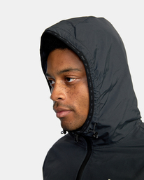 21 Outsider 2022 - Verpackbarer Anorak für Männer Schwarz F4JKMARVF2 RVCA