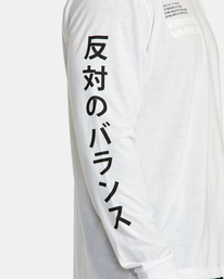 6 Rvca Hiragana - Long Sleeve T-Shirt for Men  F4LSMBRVF2 RVCA