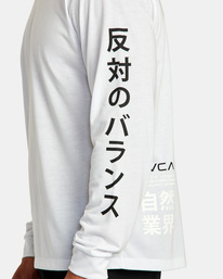 7 Rvca Hiragana - Long Sleeve T-Shirt for Men  F4LSMBRVF2 RVCA