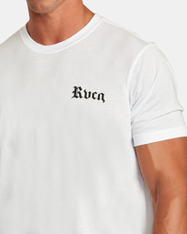 5 Venom - T-Shirt for Men White F4SSMHRVF2 RVCA