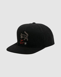3 Petroglyph 2022 - Snapback Cap for Men Black F5CPRFRVF2 RVCA