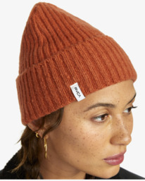 3 Warm Eyes - Beanie Braun F9BNRDRVF2 RVCA