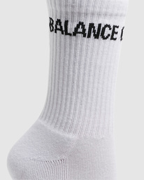 7 Balance - Pack de 4 chaussettes basses pour Femme Gris F9SORARVF2 RVCA