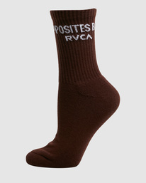 4 Balance - Pack de 4 chaussettes basses pour Femme Gris F9SORARVF2 RVCA