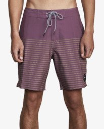 0 Curren Boardshorts 18" Red M1031RCT RVCA
