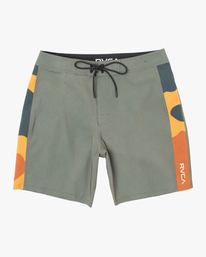 rvca, Apex Boardshorts 18", SEQUOIA (sqo) Apex 18" - Boardshorts/Jams for Men M1042RLT