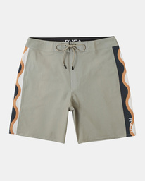 rvca, Apex Boardshorts 18", ALOE WAVE (tmz0) Apex 18" - Boardshorts/Jams for Men M1042RLT