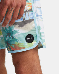 3 Freeport Boardshorts 16" Blue M1072RFT RVCA