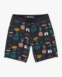 rvca, VA Boardshorts 19", BLACK MULTI (bml) VA - Swim Shorts for Men M112VRVA