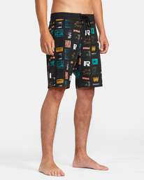 6 VA Boardshorts 19" Black M112VRVA RVCA