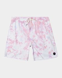 0 Manic Elastic Waist Boardshorts 17" White M1191RME RVCA