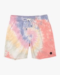 0 Manic Elastic Waist Boardshorts 17" Red M1191RME RVCA