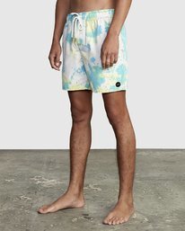 3 Manic Elastic Waist Boardshorts 17" Blue M1191RME RVCA