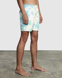 6 Manic Elastic Waist Boardshorts 17" Blue M1191RME RVCA
