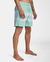6 Manic Elastic Waist Boardshorts 17" Green M1191RME RVCA