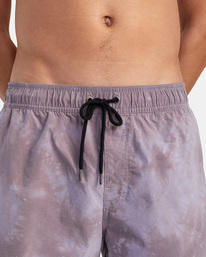 8 Manic Elastic Waist Boardshorts 17" Black M1191RME RVCA