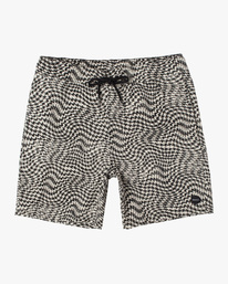 0 Escape Print Elastic Waist Walkshorts 17” Black M2011REP RVCA