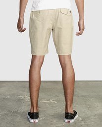 2 All Time Solid Coastal Hybrid Shorts 19” Beige M206QRCO RVCA