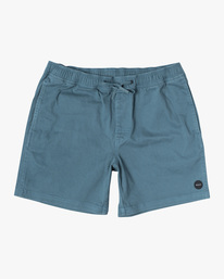 0 Escape Elastic Waist Walkshorts 17” Blue M2073REE RVCA