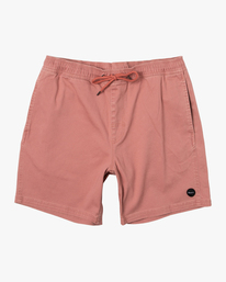 0 Escape Elastic Waist Walkshorts 17” Brown M2073REE RVCA