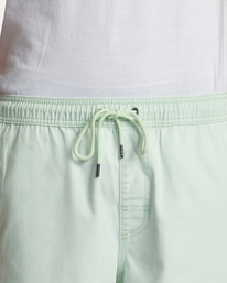 8 Escape Elastic Waist Walkshorts 17” Blue M2073REE RVCA