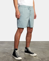6 Escape Elastic Walkshorts 17” Blue M2073REE RVCA