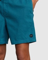 7 Escape Elastic Waist Walkshorts 17” Blue M2073REE RVCA