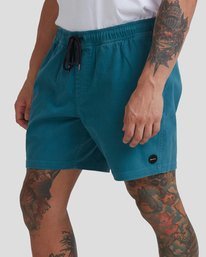 8 Escape Elastic Waist Walkshorts 17” Blue M2073REE RVCA