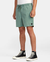 4 Escape Elastic Walkshorts 17” Blue M2073REE RVCA