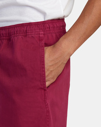 3 Escape Elastic Waist Walkshorts 17” Pink M2073REE RVCA