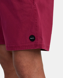 7 Escape Elastic Waist Walkshorts 17” Pink M2073REE RVCA