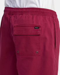 8 Escape Elastic Waist Walkshorts 17” Pink M2073REE RVCA
