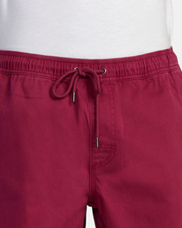 9 Escape Elastic Waist Walkshorts 17” Pink M2073REE RVCA