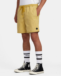 4 Escape Elastic Walkshorts 17” Beige M2073REE RVCA